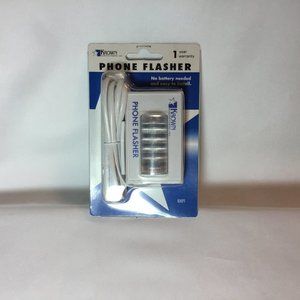 NEW Krown KRN-PF200 Phone Flasher Kmft-793 Strobe Visual Home Hearing Impaired